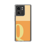 スリムプロテクションケース［ オリジナル - initial two tone - Q orange ］