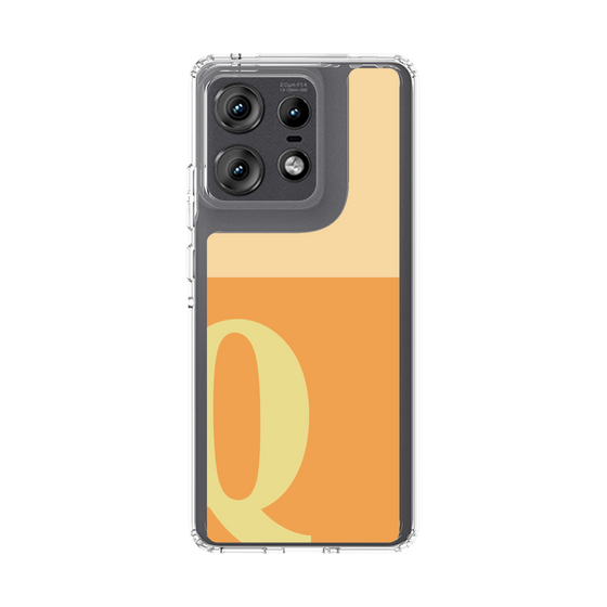 スリムプロテクションケース［ オリジナル - initial two tone - Q orange ］