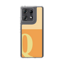 スリムプロテクションケース［ オリジナル - initial two tone - Q orange ］