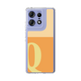 スリムプロテクションケース［ オリジナル - initial two tone - Q orange ］