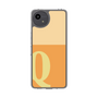 スリムプロテクションケース［ オリジナル - initial two tone - Q orange ］