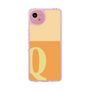 スリムプロテクションケース［ オリジナル - initial two tone - Q orange ］