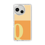 スリムプロテクションケース［ オリジナル - initial two tone - Q orange ］