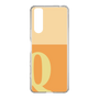 スリムプロテクションケース［ オリジナル - initial two tone - Q orange ］