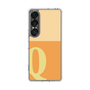 スリムプロテクションケース［ オリジナル - initial two tone - Q orange ］