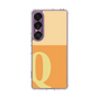 スリムプロテクションケース［ オリジナル - initial two tone - Q orange ］
