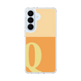 スリムプロテクションケース［ オリジナル - initial two tone - Q orange ］