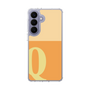 スリムプロテクションケース［ オリジナル - initial two tone - Q orange ］