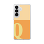 スリムプロテクションケース［ オリジナル - initial two tone - Q orange ］