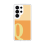 スリムプロテクションケース［ オリジナル - initial two tone - Q orange ］