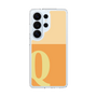 スリムプロテクションケース［ オリジナル - initial two tone - Q orange ］