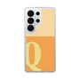 スリムプロテクションケース［ オリジナル - initial two tone - Q orange ］