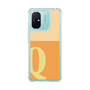 スリムプロテクションケース［ オリジナル - initial two tone - Q orange ］