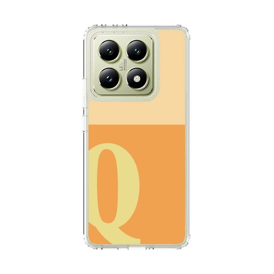 スリムプロテクションケース［ オリジナル - initial two tone - Q orange ］