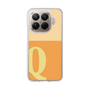 スリムプロテクションケース［ オリジナル - initial two tone - Q orange ］