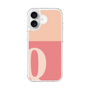 スリムプロテクションケース［ オリジナル - initial two tone - Q pink ］