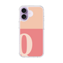 スリムプロテクションケース［ オリジナル - initial two tone - Q pink ］
