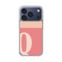スリムプロテクションケース［ オリジナル - initial two tone - Q pink ］