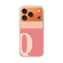 スリムプロテクションケース［ オリジナル - initial two tone - Q pink ］