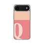 スリムプロテクションケース［ オリジナル - initial two tone - Q pink ］