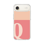 スリムプロテクションケース［ オリジナル - initial two tone - Q pink ］