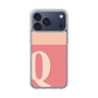 スリムプロテクションケース［ オリジナル - initial two tone - Q pink ］