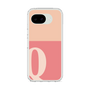 スリムプロテクションケース［ オリジナル - initial two tone - Q pink ］
