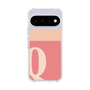 スリムプロテクションケース［ オリジナル - initial two tone - Q pink ］