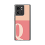スリムプロテクションケース［ オリジナル - initial two tone - Q pink ］