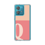 スリムプロテクションケース［ オリジナル - initial two tone - Q pink ］