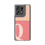 スリムプロテクションケース［ オリジナル - initial two tone - Q pink ］