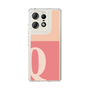 スリムプロテクションケース［ オリジナル - initial two tone - Q pink ］