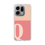 スリムプロテクションケース［ オリジナル - initial two tone - Q pink ］