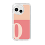 スリムプロテクションケース［ オリジナル - initial two tone - Q pink ］