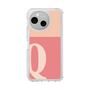 スリムプロテクションケース［ オリジナル - initial two tone - Q pink ］