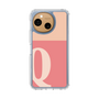 スリムプロテクションケース［ オリジナル - initial two tone - Q pink ］