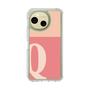 スリムプロテクションケース［ オリジナル - initial two tone - Q pink ］