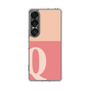 スリムプロテクションケース［ オリジナル - initial two tone - Q pink ］