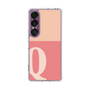スリムプロテクションケース［ オリジナル - initial two tone - Q pink ］