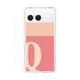 スリムプロテクションケース［ オリジナル - initial two tone - Q pink ］