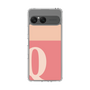 スリムプロテクションケース［ オリジナル - initial two tone - Q pink ］