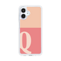スリムプロテクションケース［ オリジナル - initial two tone - Q pink ］