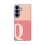 スリムプロテクションケース［ オリジナル - initial two tone - Q pink ］