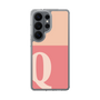 スリムプロテクションケース［ オリジナル - initial two tone - Q pink ］