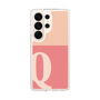 スリムプロテクションケース［ オリジナル - initial two tone - Q pink ］