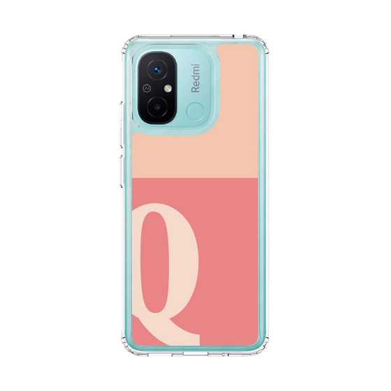 スリムプロテクションケース［ オリジナル - initial two tone - Q pink ］