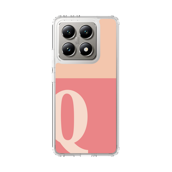 スリムプロテクションケース［ オリジナル - initial two tone - Q pink ］