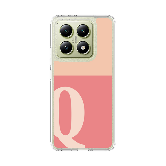 スリムプロテクションケース［ オリジナル - initial two tone - Q pink ］