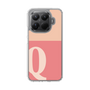 スリムプロテクションケース［ オリジナル - initial two tone - Q pink ］