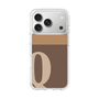 スリムプロテクションケース［ オリジナル - initial two tone - Q brown ］